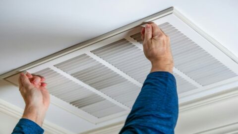 checking hvac filter
